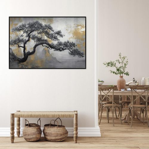 Obraz W Ramie Na Metalu Do Sypialni Salonu Drzewo 120x80 na Arena.pl