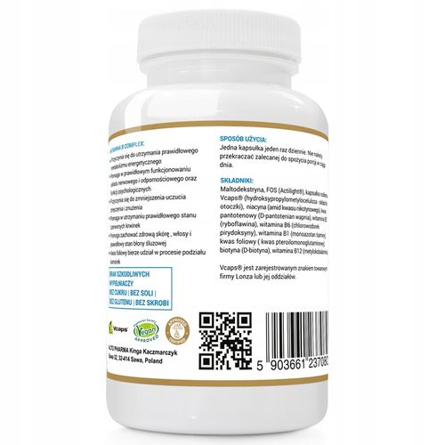 Witamina B-200ComplexB6 B9 B1 B2 B5 B7 B12 B3 240k na Arena.pl