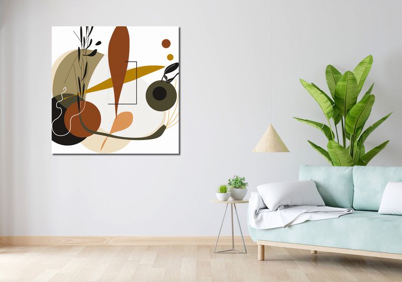 Obraz 100x100cm Ekspresja w Impresji zdjęcie 2