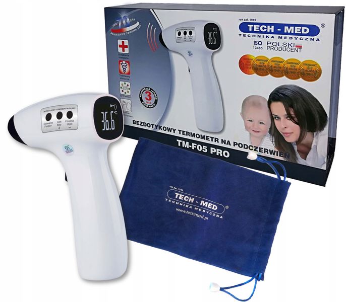 Tech-Med termometr bezdotykowy TMF-05 Pro zdjęcie 1