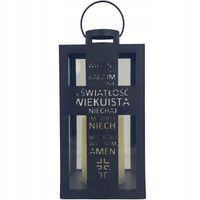 Latarenka LED z modlitwą Wieczny Odpoczynek... i świecą LED BATERIE W CENIE