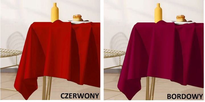OBRUS GŁADKI ETHERAL MATOWY GRUBY 140x250 KOLORY zdjęcie 9
