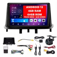 RADIO ANDROID 13 RENAULT MEGANE 3 2008-2014 ANDROID AUTO CARPLAY 4GB/64GB