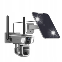 KAMERA OBROTOWA 4MP 2xOBIEKTYW 4G LTE WIFI MONITORING PANEL SOLARNY BATERIA