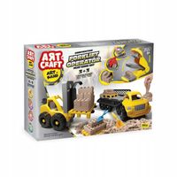ART CRAFT Piasek Kinetyczny Zestaw Pojazdy na budowie Produkcja Cegieł