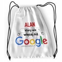 Plecak Dla Alana Sportowy Szkolny Worek Torba Z Nadrukiem Ze Zdjęciem