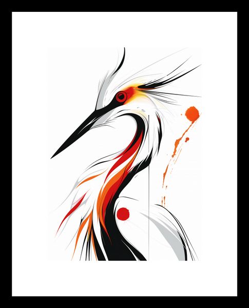 Plakat 13x18cm Bocian zdjęcie 3