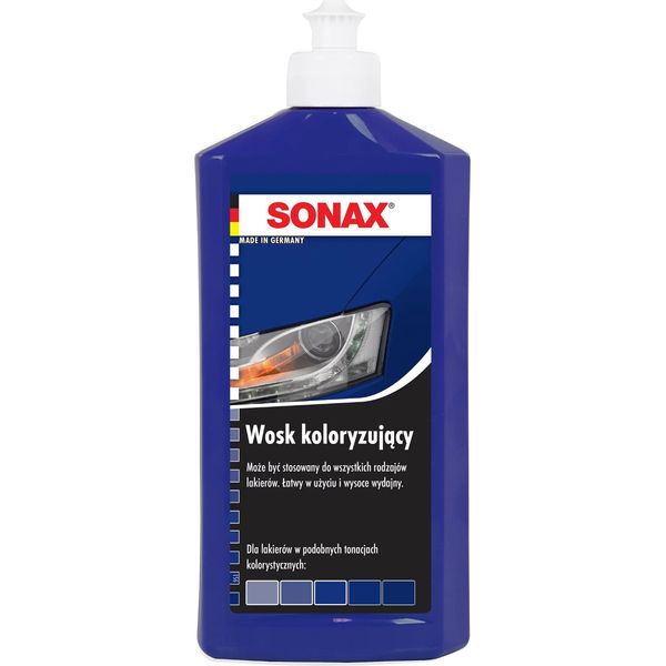 Wosk koloryzujący niebieski Sonax 500ml zdjęcie 1