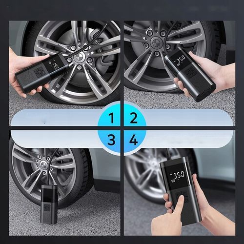 KOMPRESOR SAMOCHODOWY POMPKA DO ROWERU AKUMULATOR 6000 MAH na Arena.pl