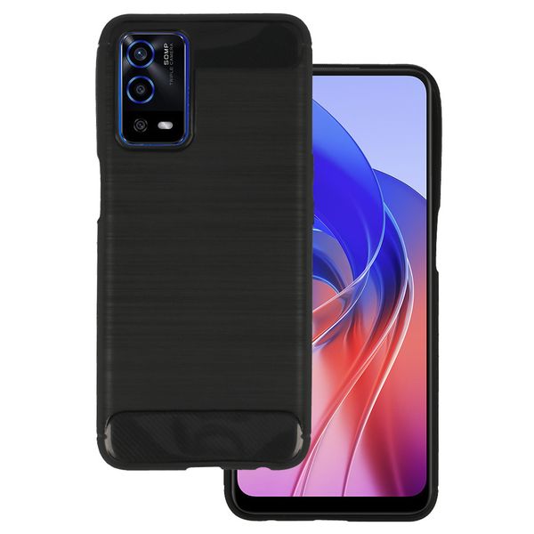 Back Case CARBON do OPPO A55 4G Czarny zdjęcie 1