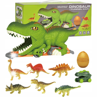 CIĘŻARÓWKA DINOZAUR SAMOCHÓD T-REX TIR DINOZAURY TRANSPORT TOR PREZENT