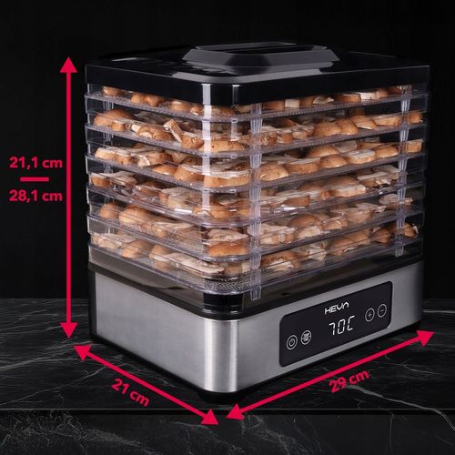 Suszarka do grzybów owoców ATEST PZH stalowe sita HEVA duża aż na Arena.pl