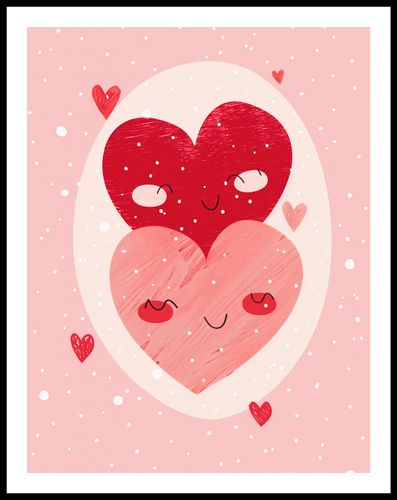 Plakat 50x65cm Ciepło Serca na Arena.pl