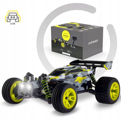 Auto Zdalnie Sterowane RC 1:18 DUŻE TERENOWE 4x4 30 min 850mAh x2 PROMOCJA na Arena.pl
