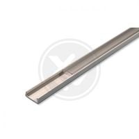 PROFIL LED PCV 16X7 SLIM TRANSPARENTNY KLOSZ 2M SZARY
