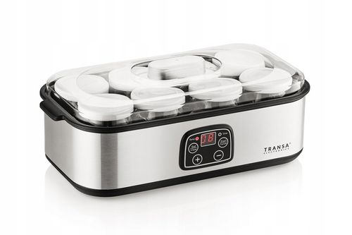 JOGURTOWNICA Urządzenie do jogurtów TIMER TRANSA 1,4L 8 słoików 30W na Arena.pl