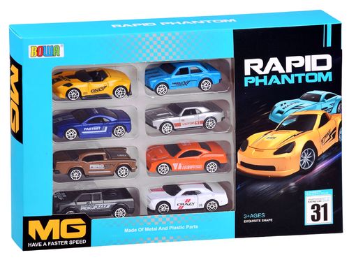 METALOWE POJAZDY ZESTAW AUTEK 8 RESORAKÓW na Arena.pl