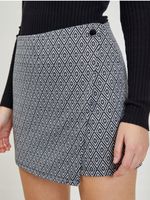 Czarna damska wzorzysta spódnica/szorty ORSAY L/XL