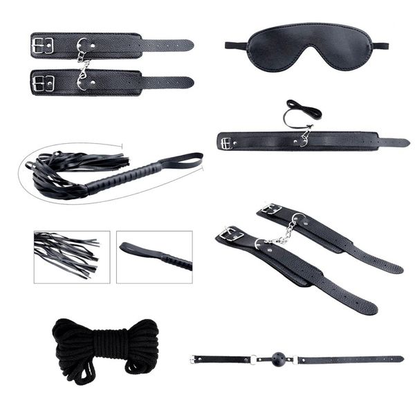 Secret Desires Black Bdsm Kit 8Pcs zdjęcie 9