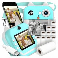 MINI DRUKARKA DRUKUŚ TERMICZNA APARAT NATYCHMIASTOWY DLA DZIECI i 11 ROLEK