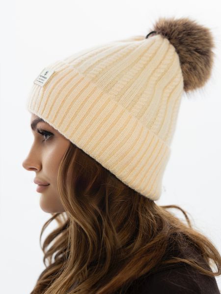 czapka ptn hat-07-7729 beige zdjęcie 5