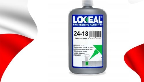 KLEJ DO GWINTÓW NAKRĘTEK ŚRUB LOXEAL 24-18 ŁATWO DEMONTOWALNY 250 ml na Arena.pl