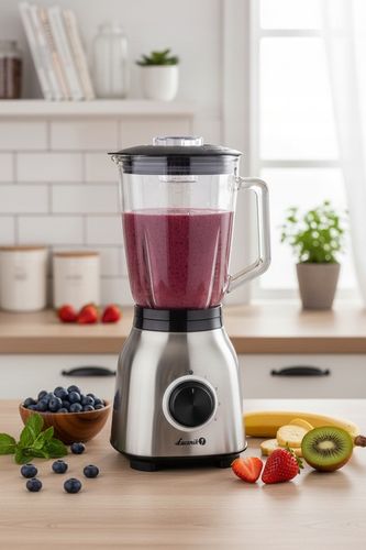 Blender kielichowy mocny Łucznik BL-1000 1,85l 1000W stal INOX kruszy na Arena.pl