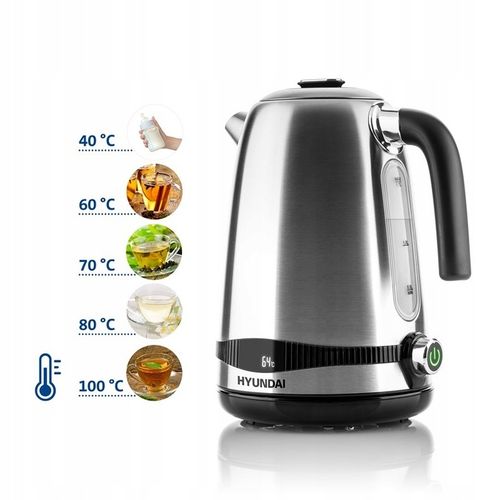 CZAJNIK ELEKTRYCZNY BEZPRZEWODOWY REGULACJA INOX 1,7L na Arena.pl