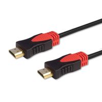 2 x Kabel 3m HDMI-HDMI M-M v2.0 Gold Savio 4K UHD 3D