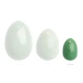 la gemmes yoni egg jade s - kamień jadeitowy, rozmiar s, zielony