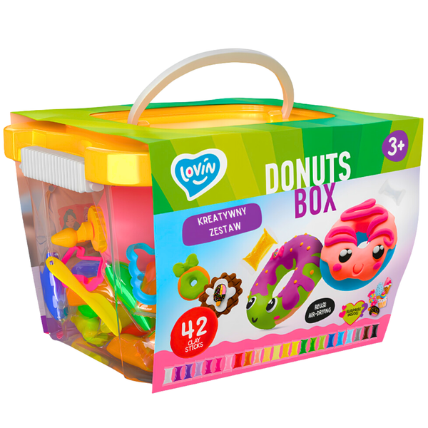 Zestaw Ciastoliny Lovin'do Donuts Box 70109 zdjęcie 3