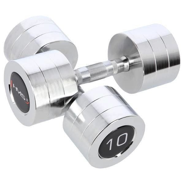Hantle chromowane 2 x 10 kg CHD10 HMS zdjęcie 1