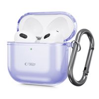 Etui Tech-Protect FlexAir TPU DO AirPods 4 Fioletowe Zawieszka