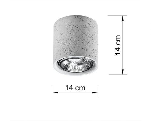 Plafon CULLO 140 beton na Arena.pl