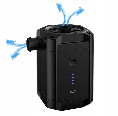 Elektryczna Pompka do Materaca Pontonu Basenu Akumulatorowa USB - typ C na Arena.pl