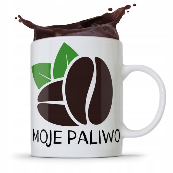 Kubek Prezent Dla Mechanika Kawe Moje Paliwo Z Nadrukiem Ze Zdjęciem zdjęcie 1