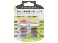 Bezpieczniki cylindryczne z tworzywa, 10 szt.