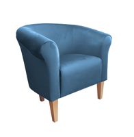 Fotel Milo nogi 20cm buk niebieski MG33