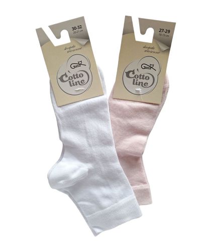 SKARPETKI WIOSENNE COTTOLINE GŁADKIE 6-11 LAT 30-32 cali na Arena.pl