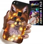 ETUI DO HUAWEI P9 LITE 2016 - SŁODKI LISEK ZWIERZĘTA LEŚNE CASE +FOLIA