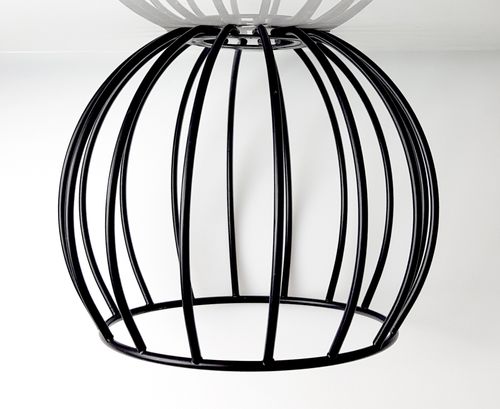 LAMPA KINKIET E27 ścienny stały loft drut KULA na Arena.pl