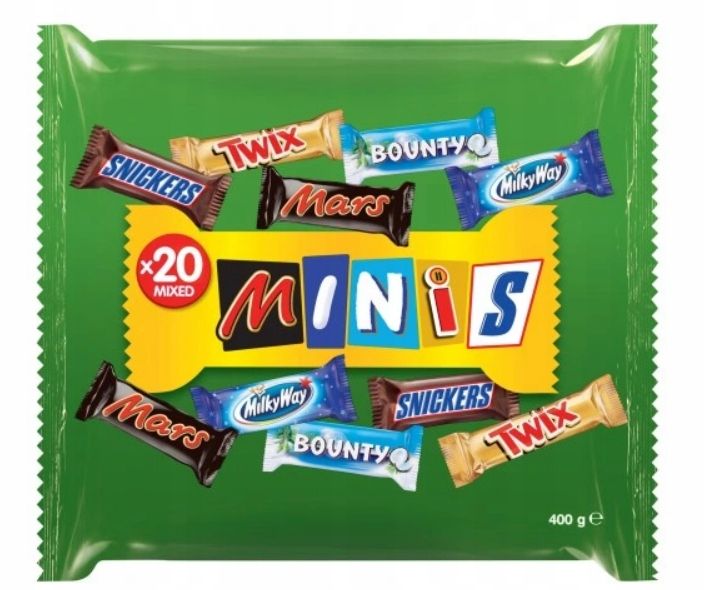 MARS MIXED MINIS SNICKERS TWIX 400g z Niemiec zdjęcie 1
