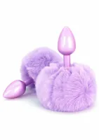 toyjoy happiness enchanting bunnytail aluminiowy model z puszystym ogonkiem