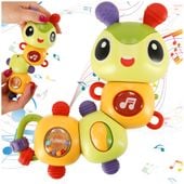 Gąsienica Elektroniczna Zabawka Muzyczna Światła