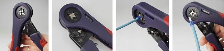 PRASKA ZACISKARKA KABLI TULEJEK KOŃCÓWEK 0,08-10 zdjęcie 2