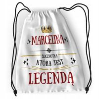 Plecak Dla Marceliny Sportowy Szkolny Worek Torba Z Nadrukiem Ze Zdjęciem