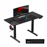 Biurko gamingowe Huzaro Hero 8.2 Black (elektryczna regulacja)