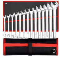 ZESTAW KLUCZY KLUCZE PŁASKIE PŁASKO OCZKOWE 10EL 8-24MM