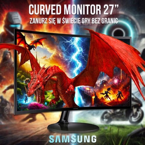 ZESTAW KOMPUTER GAMINGOWY 27"100Hz |RYZEN 5|VEGA 11|32GB|1TB| WI-FI|WIN 11 na Arena.pl