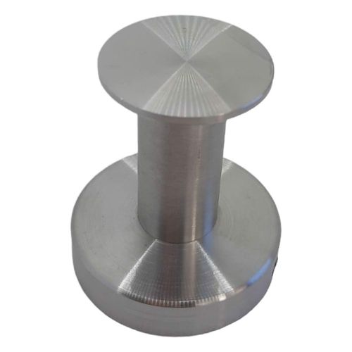 Wieszak na ręczniki mosiężny okrągły srebrny na Arena.pl